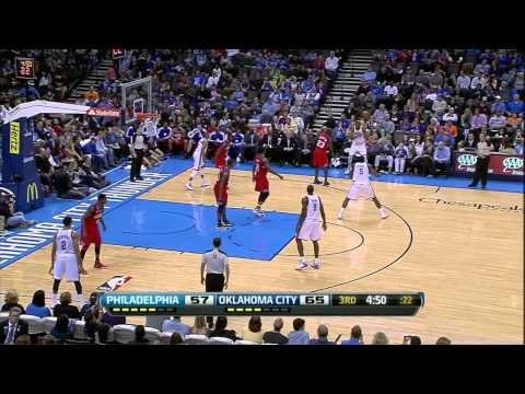 Kevin Durant vs 76ers (Full Highlights) [04.01.2013]
