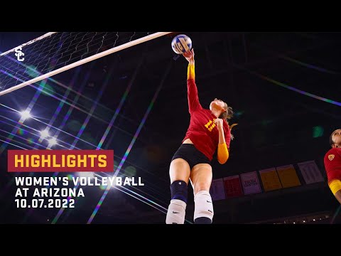 Women's Volleyball: USC: 3, Arizona: 1 - Highlights 10/7/22