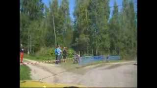 preview picture of video 'Lexus IS200 - Toyota Altezza RS200 - SS17 nr. 224 incar - Neste Rally Finland - Vetomies 2013'