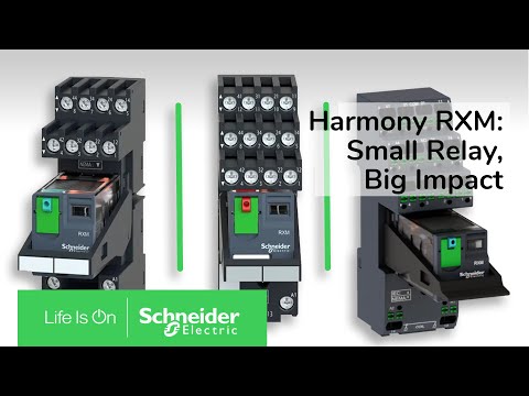Harmony RXM: Reliable Miniature Relays for Industrial Use