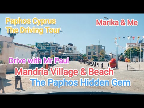 Mandria Village Square & Of Course the Beach Paphos Cyprus