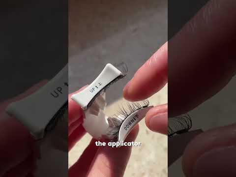 Are you using magnetic lashes the wrong way?*WATCH THIS*😍  #girlhacks #lashes #lashextensions