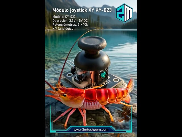 Vídeo relacionado con Youmile 6 piezas Módulo de joystick XY de doble eje Módulo PS2 Sensor de palanca de control de joystick de juego KY-023 Módulo de ruptura de joystick de doble eje XY con cable DuPont para Arduino