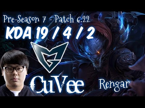 SSG CuVee RENGAR vs OLAF Top - Patch 6.22 KR Flex Rank