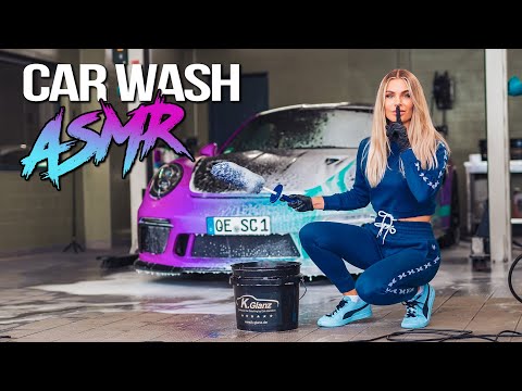 Satisfying Car Wash ASMR | Porsche GT3 RS