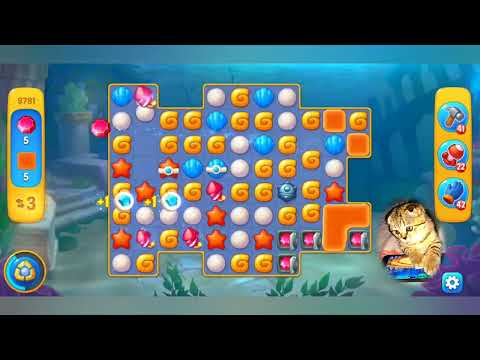 Fishdom 2022, no Boosters,   9781     level  -  прохождение без бустеров,   9781   уровень.