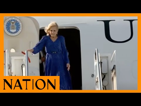 US First Lady Jill Biden's arrives in Kenya