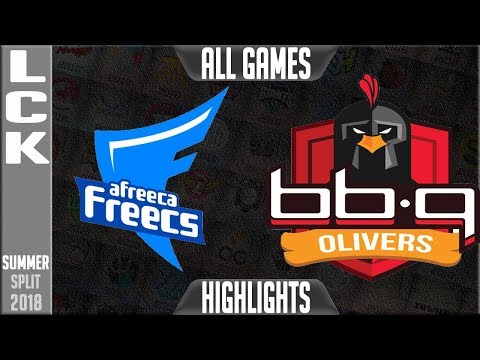 AFS vs BBQ Highlights ALL GAMES | LCK Summer 2018 Week 2 Day 1 | Afreeca Freecs vs BBQ Olivers
