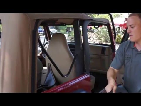 How to take top off on a Jeep Wrangler TJ explained by Matt at Select Jeeps