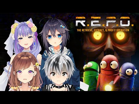 【R.E.P.O.】圧倒的好評の神ホラーゲームらしい…化け物だらけの場所で協力して宝探し！！
