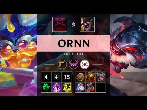 Ornn Top vs Kled - KR Master Patch 25.14