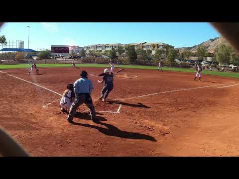Single 3rd inning vs Batbusters Gomes Ching 16U 11-22-2020