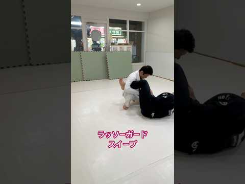 ラッソーガードからスイープするマン #格闘技 #ブラジリアン柔術 #テクニック