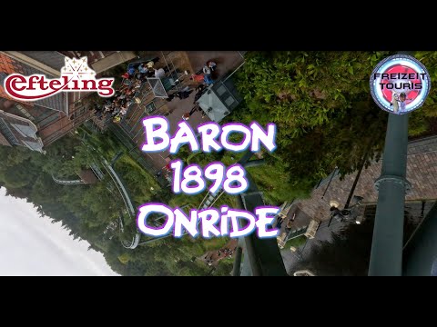 Baron 1898  Dive Coaster Onride Efteling 2023 (POV) 4K