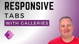 Use a Responsive Gallery to create tabs in Power Apps