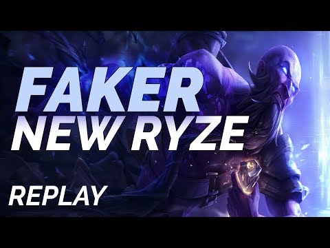 FAKER NEW RUNE RYZE VS CORKI MID! FAKER THE RYZE GOD IS BACK FT. PEANUT!