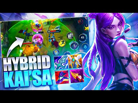 Hybrid Kai'sa does INSANE DAMAGE in Wild Rift! Kai'sa Gameplay and Guide!