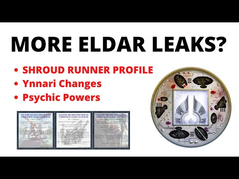 Shroud Runner Jetbikes Profile Leaked and Other Eldar Rumours!