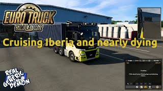 Euro Truck Simulator 2 - Cruising Iberia and nearly dying