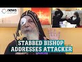 Bishop Mar Mari's surprise words at first mass since stabbing attack
