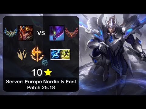 Jarvan IV Jungle vs Kha'Zix - EUNE Challenger - Patch 25.18