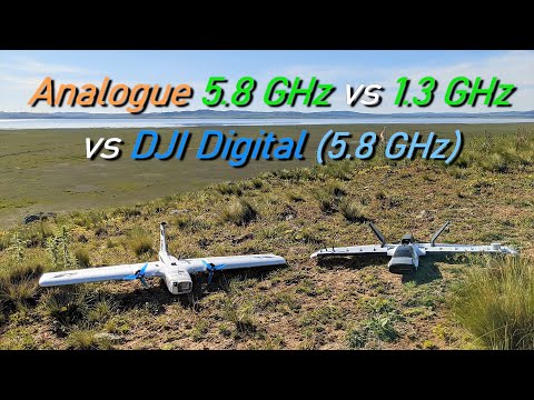 5.8GHZ, 1.3GHZ and DJI Digital Comparison (at Lake George)
