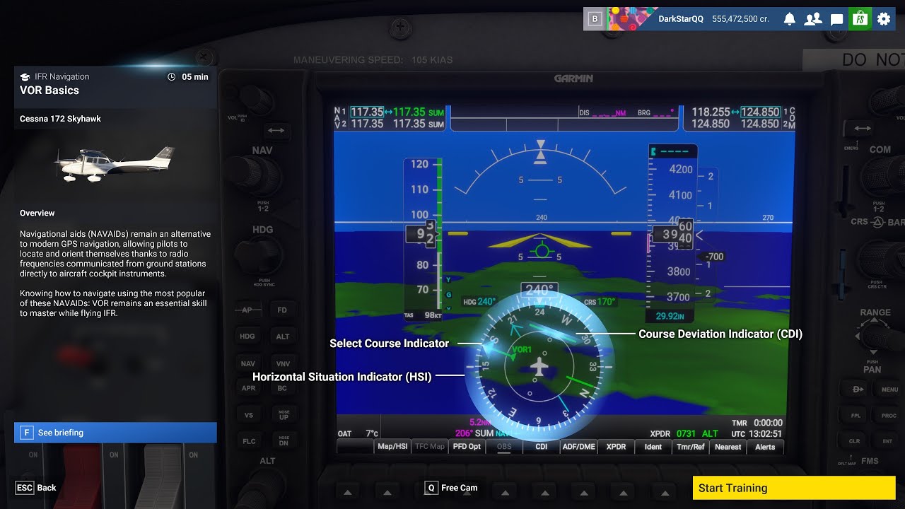 MSFS 2024 Career IFR Certification | VOR Basic (How To Pass If You Cannot Hand Fly It)