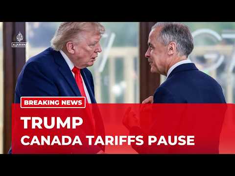 Trump pauses 50-percent tariff on Canada in last-minute deal