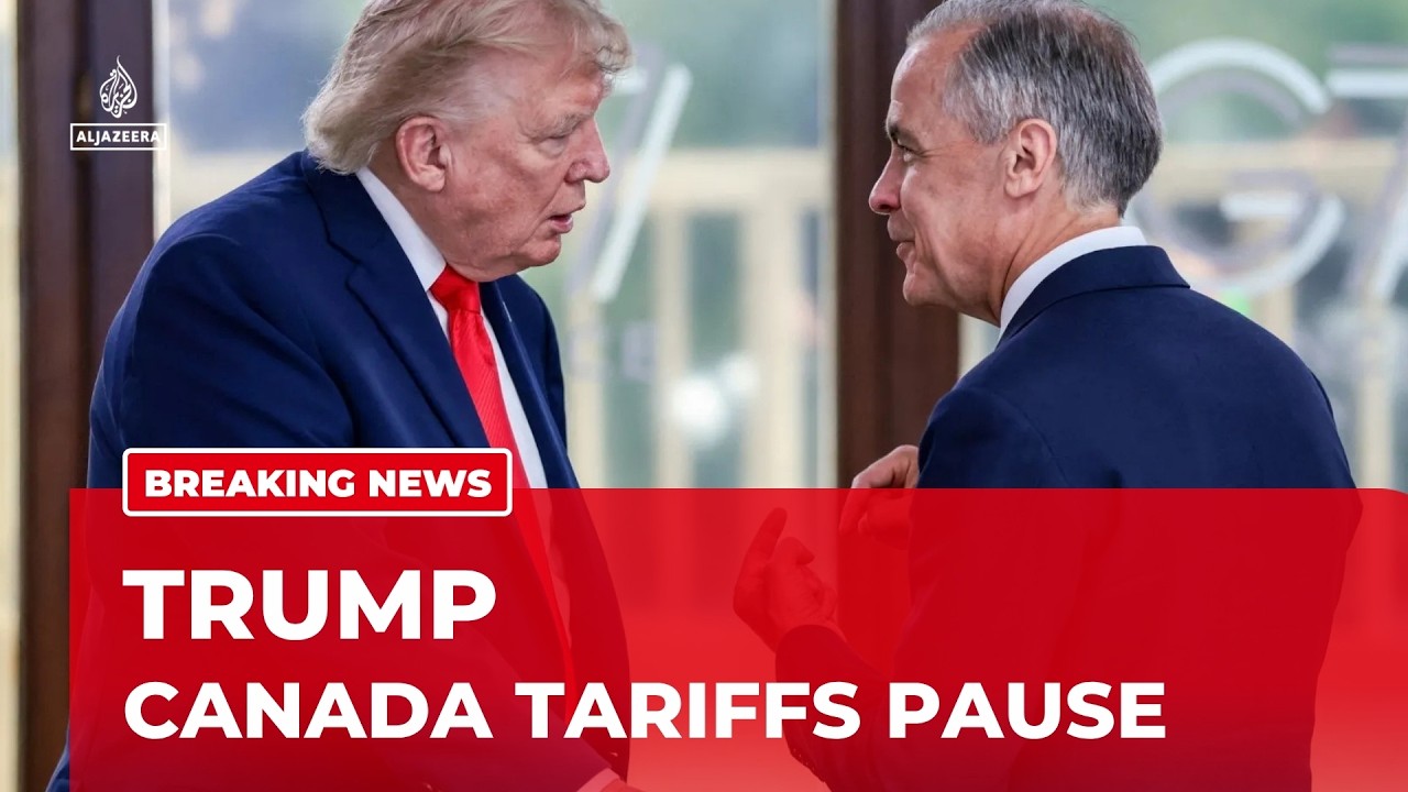 Trump pauses 50-percent tariff on Canada in last-minute deal
