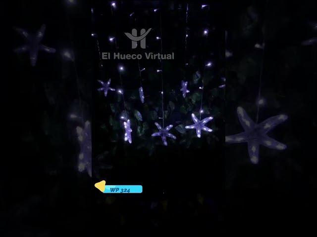 Vídeo relacionado con Sunshine Smile Cadena de luces con estrellas, cortina de luces de Navidad, cortina de luces de estrellas, cadena de luces LED, para compañeros de clase y amigos