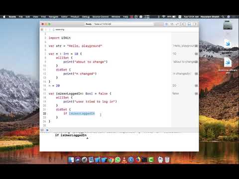 Advance Swift - Property Observers - Swift 4