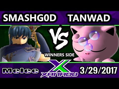 S@X 195 - SmashG0D (Marth) Vs. Tanwad (Jigglypuff) - SSBM Tournament - Smash Melee