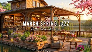 Download lagu March Spring Jazz at Outdoor Coffee Shop Ambience 🌸 Relaxing Jazz Background Music for Work, Study mp3
