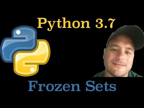 Python 3.7: Introduction To Frozen Sets In Python