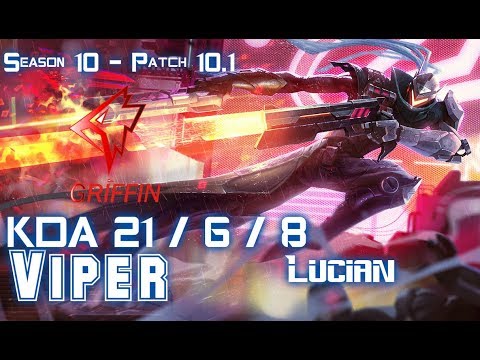 GRF Viper LUCIAN vs MISS FORTUNE ADC - Patch 10.1 KR Ranked