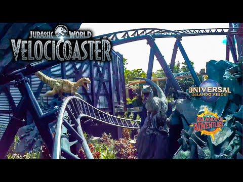 October 2021 Velocicoaster On Ride Front Seat HD POV Islands of Adventure Universal Orlando Resort