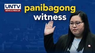Panibagong witness ng prosecution, COA auditor Xylene Mae Del Campo, isinalang sa witness stand
