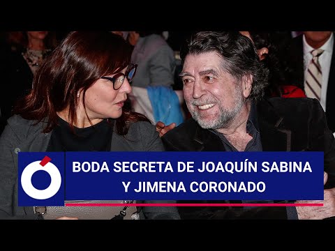 Boda secreta de Joaquín Sabina y Jimena Coronado