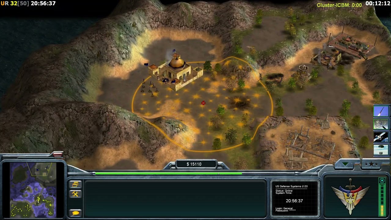 USA SOCOM vs unplay AI [Operation Firestorm Mod]Command & Conquer Generals Zero Hour