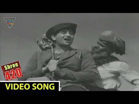 Mera Julitay Hay Video Song || Shree 420 Hindi Movie || Raj Kapoor, Nargis ||  Eagle Mini
