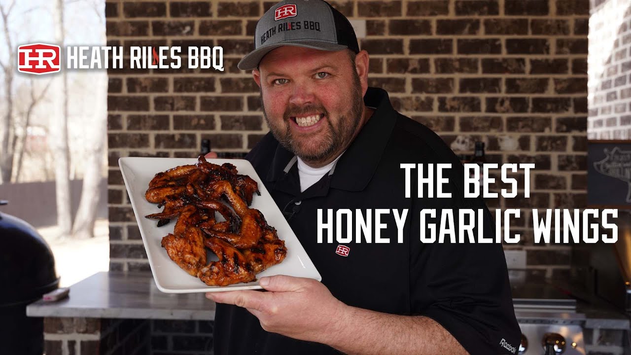 The Best Honey Garlic Wings on the Goldens' Cast Iron | Heath Riles BBQ