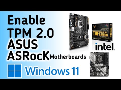 How to Enable TPM 2.0 in ASUS and ASRocK Motherboard (intel) bangla কীভাবে TPM চালু করতে হয়