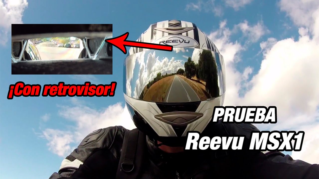Casco Reevu MSX1 con retrovisor: Prueba a fondo [FullHD]
