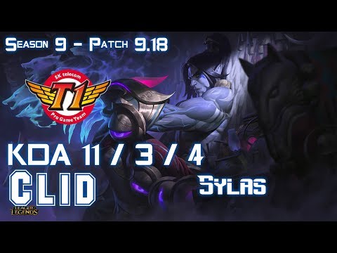 SKT T1 Clid SYLAS vs ELISE Jungle - Patch 9.18 KR Ranked