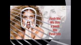 Lady Gaga - Posh Life (LYRICS)