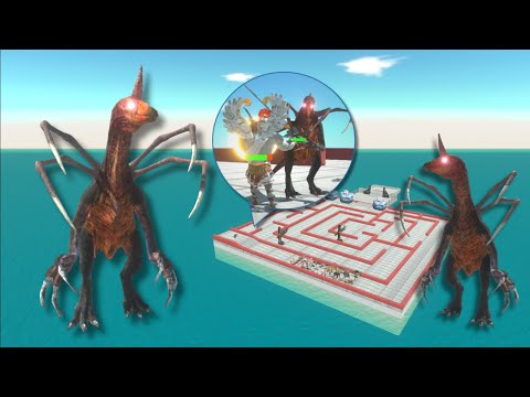ESCAPE FROM ALIEN THERIZINOSAURUS! - Animal Revolt Battle Simulator