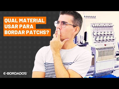 Qual Material Usar para Bordar Patchs? | E-Bordados