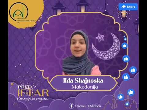 PRED IFTAR - Ramazanski program - Džemat Tevhid München - Ilda Shajnoska