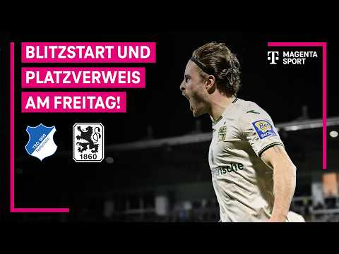 TSG Hoffenheim II - TSV 1860 München, Highlights mit Live-Kommentar | 3. Liga | MAGENTA SPORT