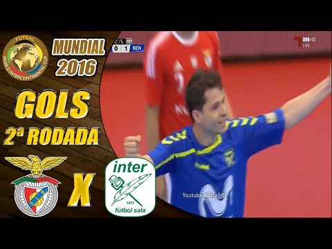 Gols Benfica X Inter Movistar | 2ª Rodada | Mundial de Futsal 2016 (25/06/2016)